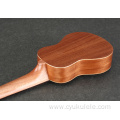 China factory wholesale musical instruments 40inch high end spruce rosewood back electric guitar acoustic